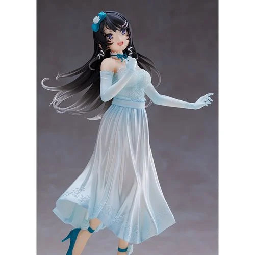 TAITO Rascal Does Not Dream of Bunny Girl Senpai Mai Sakurajima Party Dress Version Coreful Statue